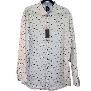 🆕️ Men's Essere Floral Shirt - Reg Fit XXL -‎ Work, Office, Christmas, Holiday